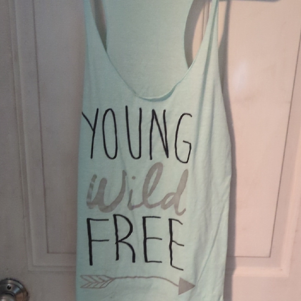 Mint Green Tank Top - Young Wild Free